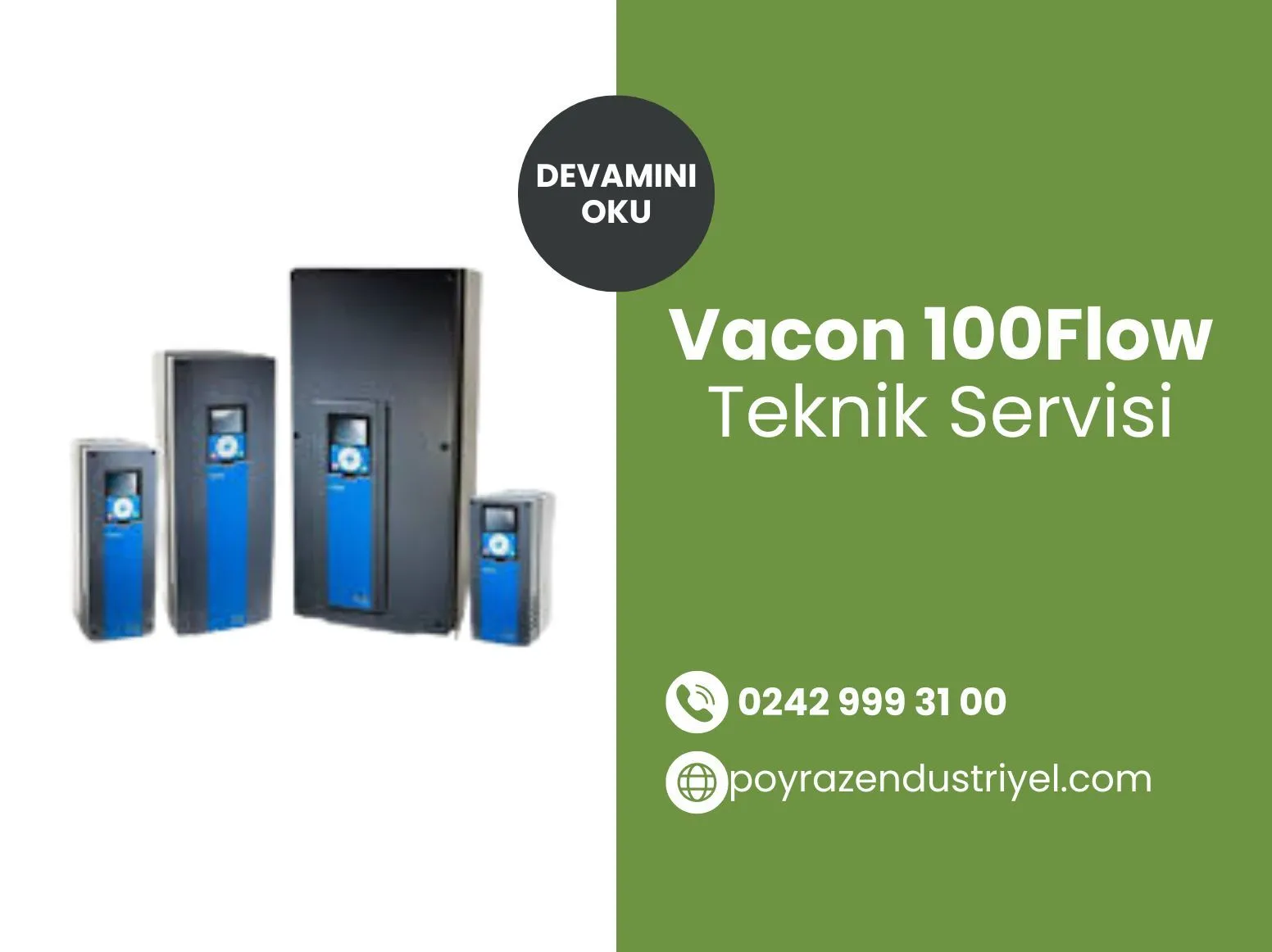 Vacon 100Flow Teknik Servisi